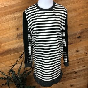Topshop striped sweater tunic US size 6